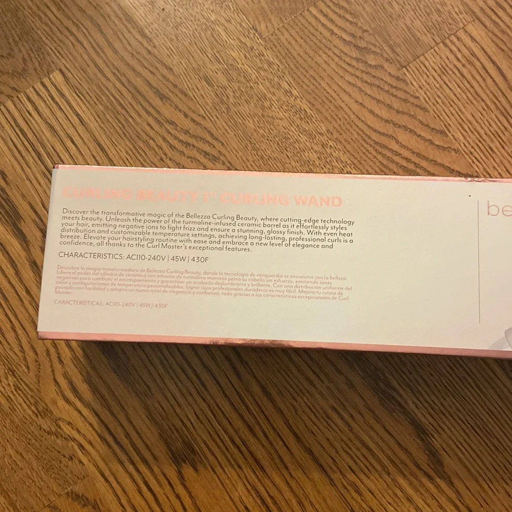 Bellezza 1” curling wand, new - Picture 4 of 4